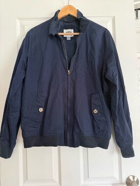 Men’s Old Navy Bomber Jacket – Navy Blue – Lightweight – Size M